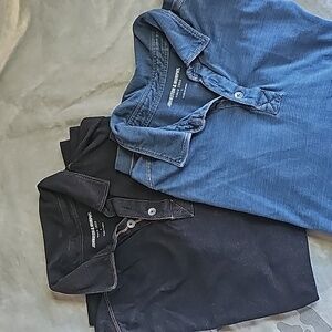 Set of 2 Johnston & Murphy Size Large Men's Polo Shirts